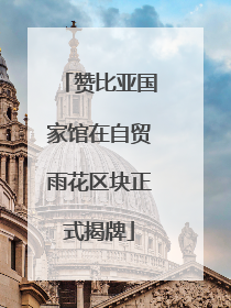 赞比亚国家馆在自贸雨花区块正式揭牌