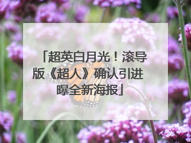 超英白月光！滚导版《超人》确认引进 曝全新海报