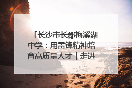 长沙市长郡梅溪湖中学：用雷锋精神培育高质量人才｜走进新时代“雷锋传人 长沙榜样”