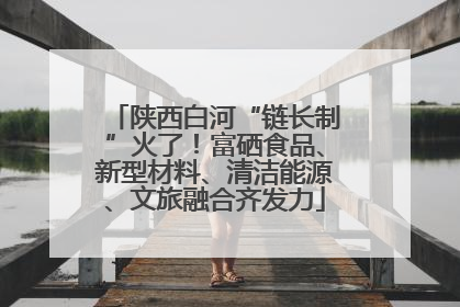 陕西白河“链长制”火了！富硒食品、新型材料、清洁能源、文旅融合齐发力