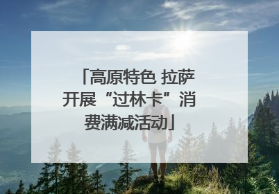 高原特色 拉萨开展“过林卡”消费满减活动