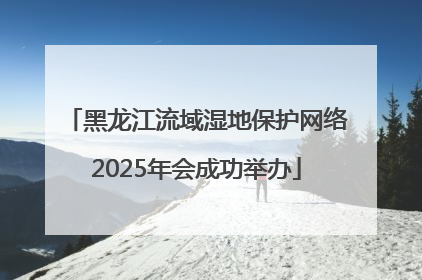 黑龙江流域湿地保护网络2025年会成功举办