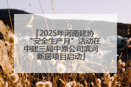 2025年河南建协“安全生产月”活动在中建三局中原公司滨河新居项目启动