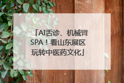 AI舌诊、机械臂SPA！看山东展区玩转中医药文化