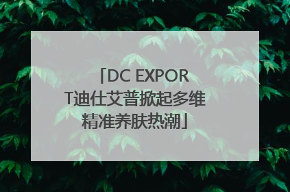 DC EXPORT迪仕艾普掀起多维精准养肤热潮