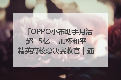 OPPO小布助手月活超1.5亿 一加杯和平精英高校总决赛收官｜通讯Plus·早报